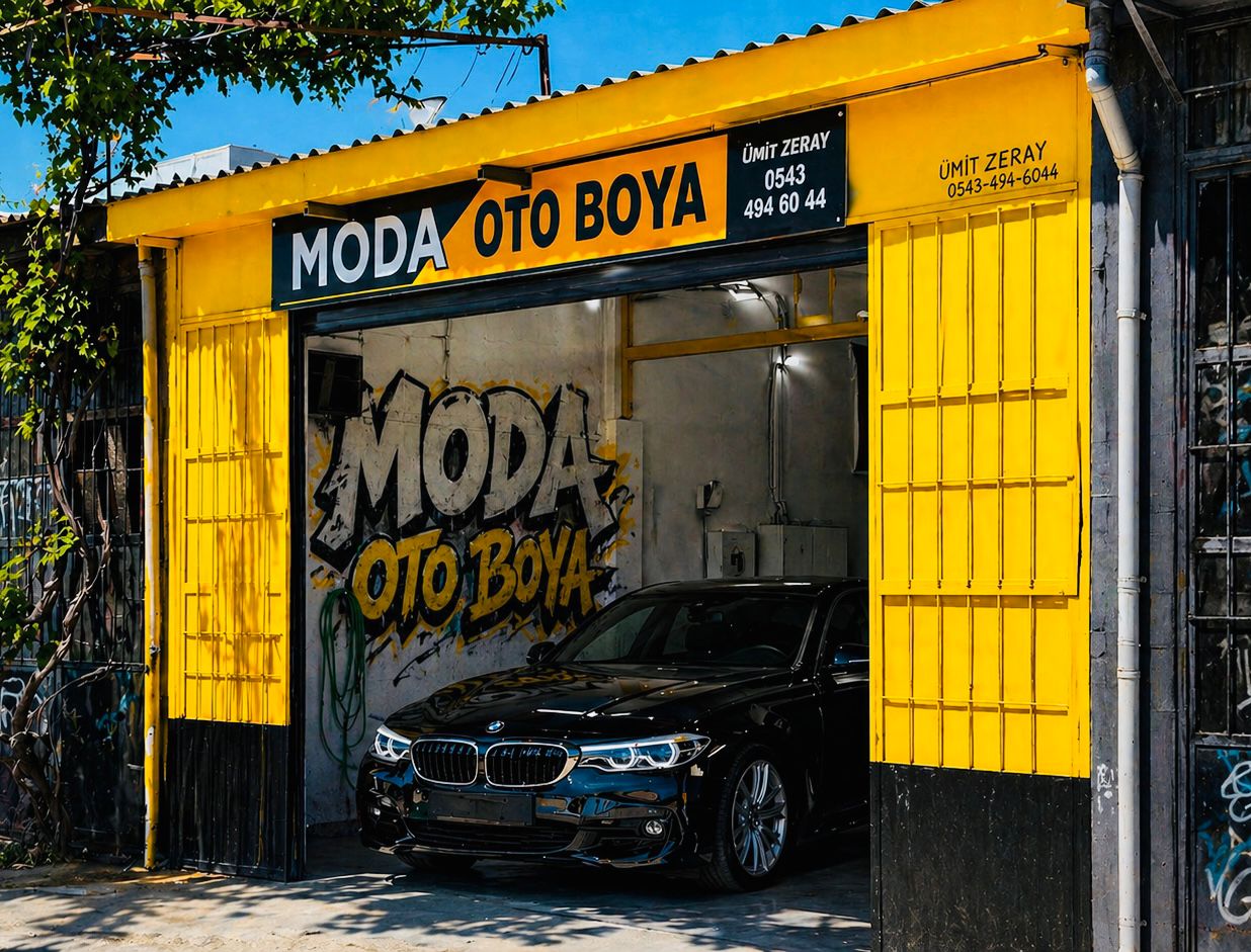 Moda Oto Boya Söke oto boyama atölyesi ve araç teslim alanı